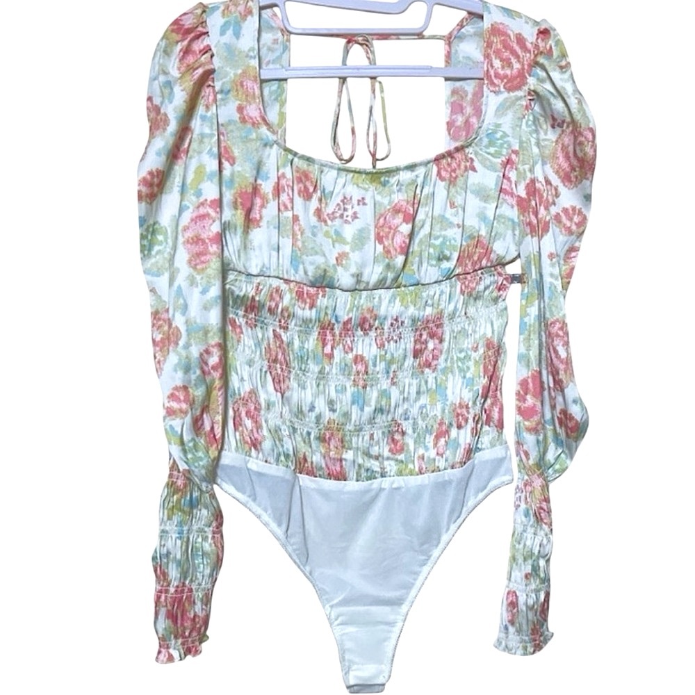 Free People Intimately Women's Smock It To You Bodysuit MEDIUM